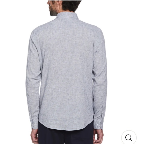 NEW PENGUIN LINEN BLEND SHIRT Size:M - Picture 2 of 10